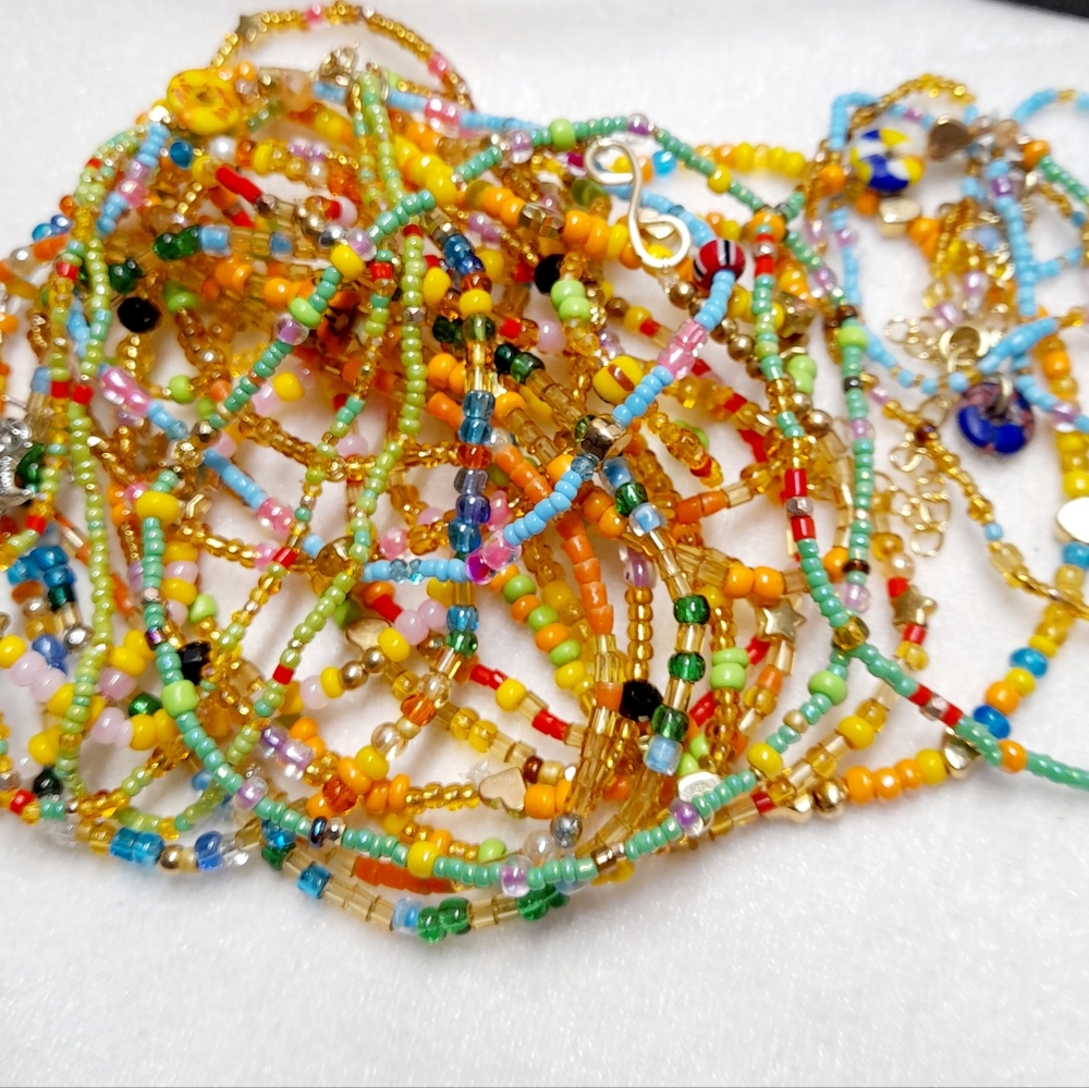 New handmade OFAK anklets 2 ♥️4 $14